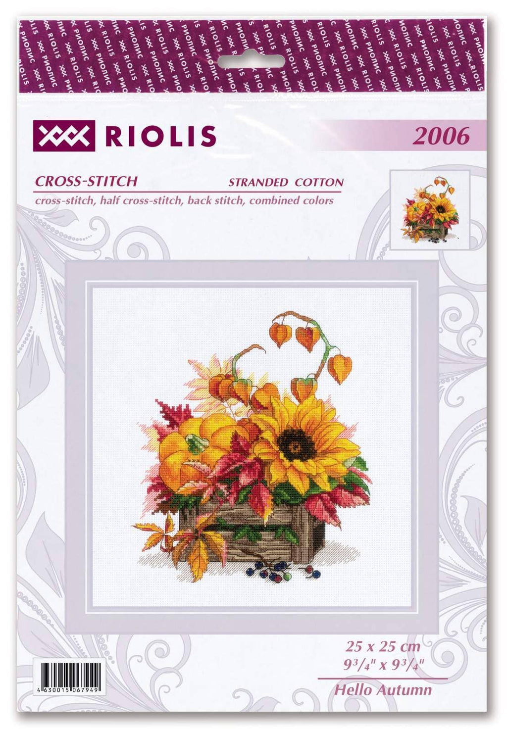RIOLIS 2006 Hallo Herfst kruissteekpakket – bloemenboeket