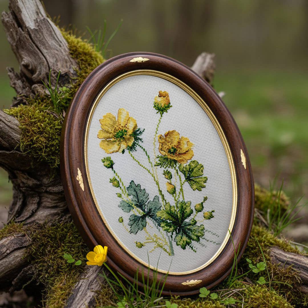 Tel-kruissteekpakket Buttercups BC8110
