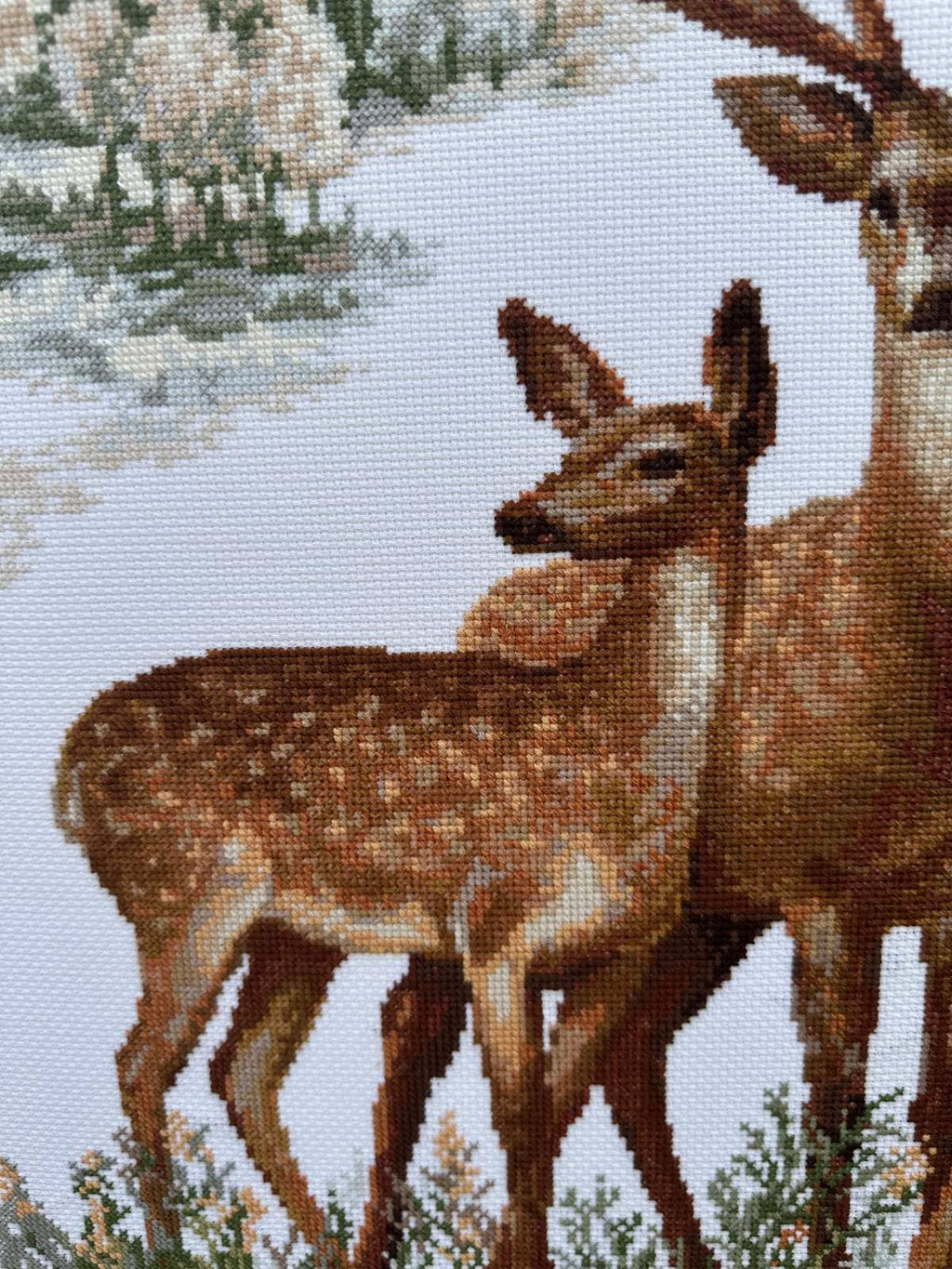 RIOLIS 1370 Herten Geteld Kruissteekpakket Wildlife Kunstcadeau