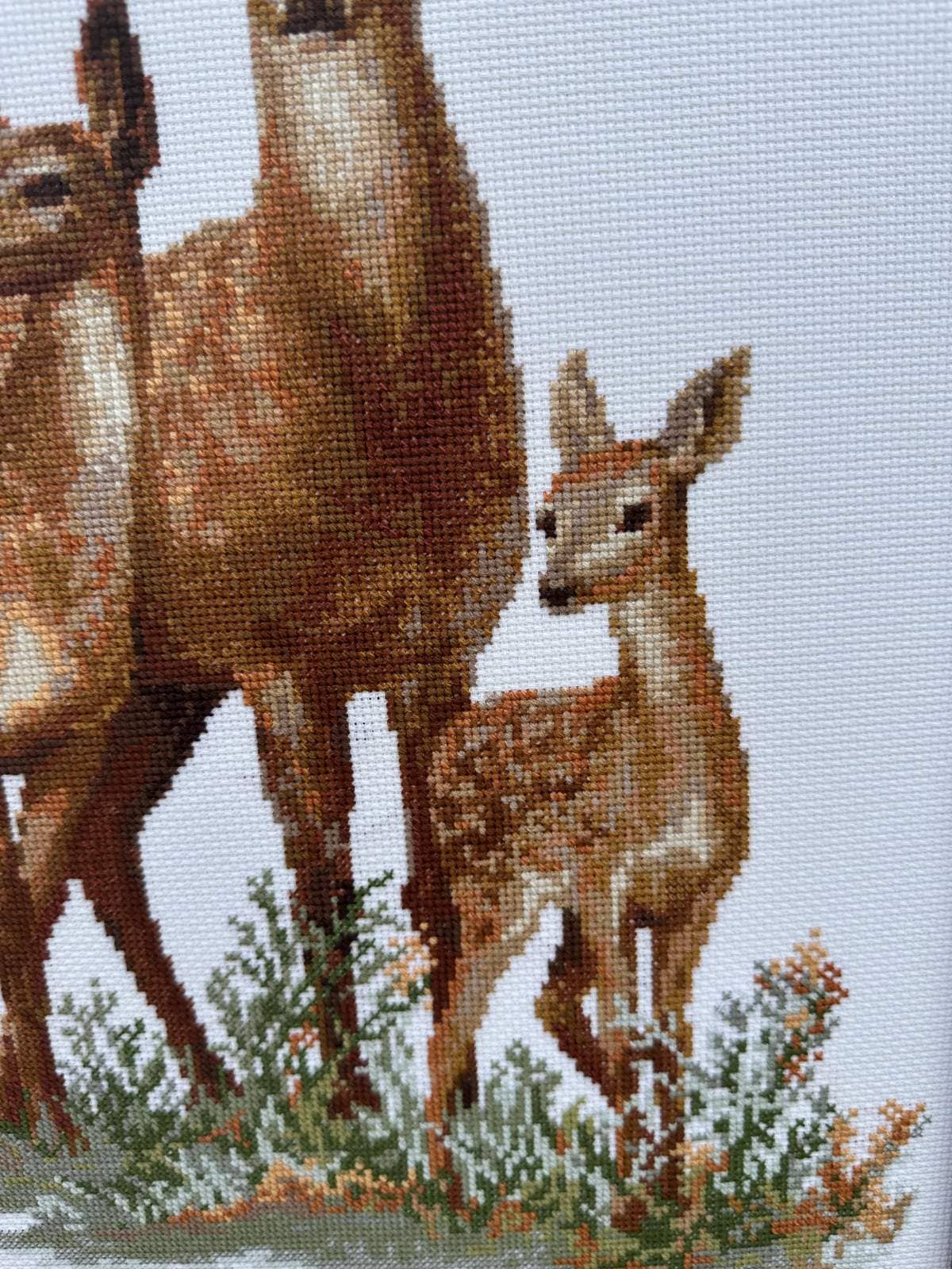 RIOLIS 1370 Herten Geteld Kruissteekpakket Wildlife Kunstcadeau