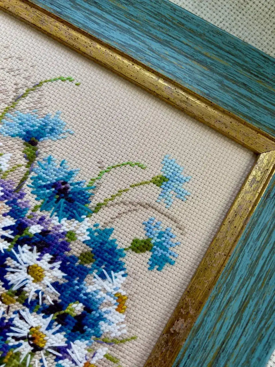 RIOLIS kruissteekpakket Madeliefjes en korenbloemen 2249 Bloem