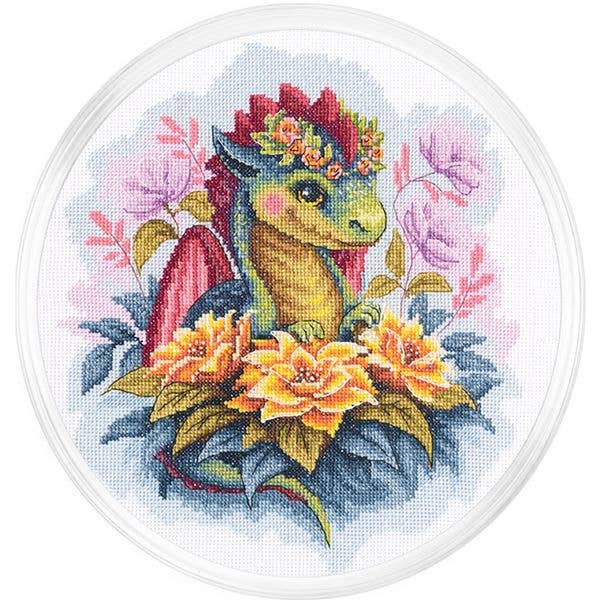 Borduurpakket: Beschermer van Gouden Bloemen M1010